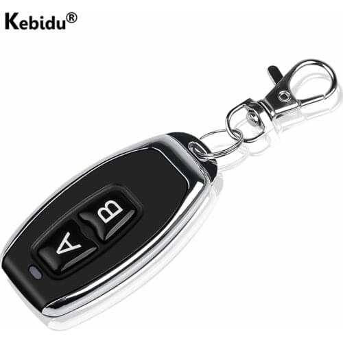 Kebidu 433Mhz RF Remote Control Copy 2 Buttons Cloning Duplicator for Distance Learning Electric Garage Door Controller