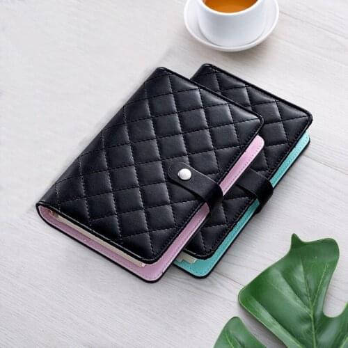 Custom Ring Binder School Journal Diary Organizer Planner Agendas Notebooks Leather waterproof Notepad Office Supplies A6 A5