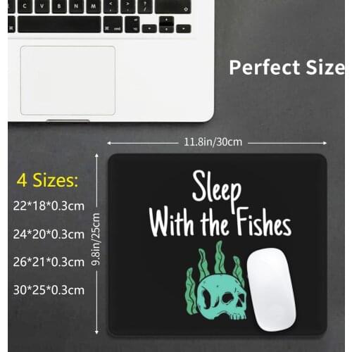 Sleep With The Fishes Mouse Pad DIY Print El Jefe Mob Pablo Escobar Colombia Coke Drug Cool Bad Villain