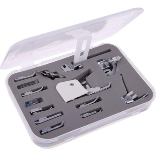 Universal 15PCS Sewing Machines Presser Feet Foot Kit Set Sewing Machine Parts Feet Press for Singer Janome Brother