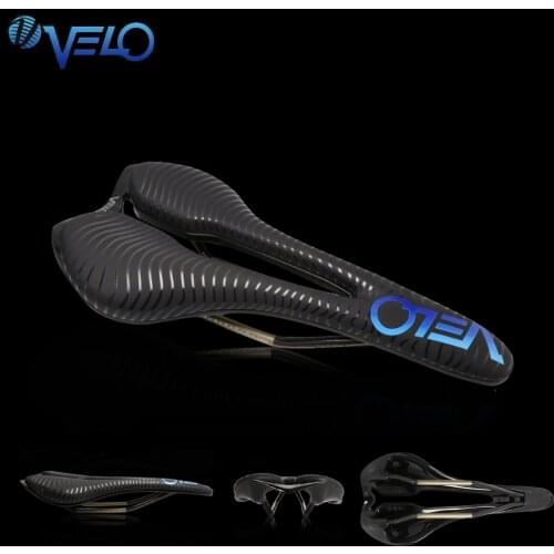 VELO Road Bike Racing Saddle Lightweight Ti-alloy Rear Anti-pressure Professional Cycling Team Accessories Selim de bicicleta