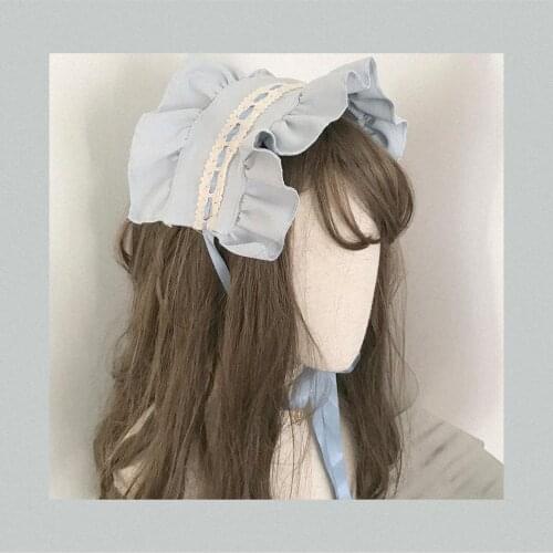 Japanese princess sweet lolita headwear palace lace hair band /hair clip kawaii girl gothic lolita KC hair accessories loli cos