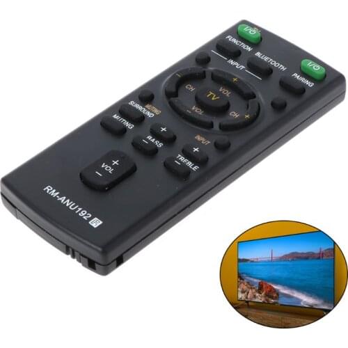 Replace Remote Control RM-ANU192 for sony Smart LCD LED TV HT-CT60BT SA-CT60BT SA-CT60 Sound Bar Television Controller