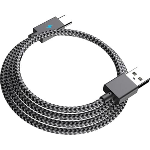 AOLION 3m 60W USB Type-C DC 5V Controller Charging Cable for Sony PS5 Gamepad Power Charger Cord with Indicator Accessories 3m