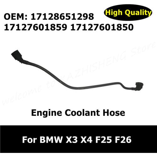 17128651298 High Quality Rubber Exhaust Hose For BMW X3/F25 X4/F26 Free Shipping