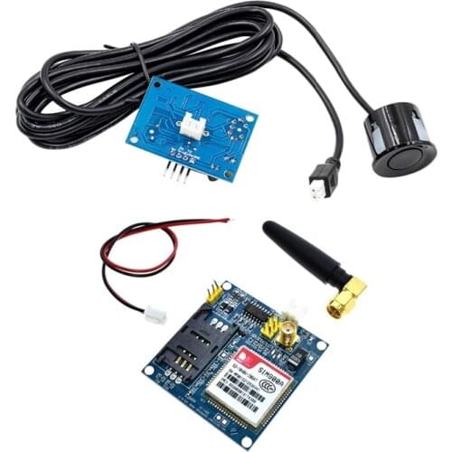 1x Ultrasonic Module Jsn-Sr04T & 1Pcs Sim900A Sim900 Mini V4.0 Wireless Data Transmission Module