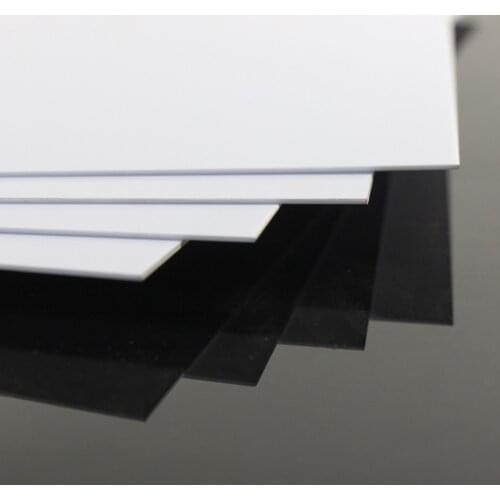 ABS0910 4pcs 1mm Thickness 200mm x 250mm ABS Styrene Sheets White NEW Architectural