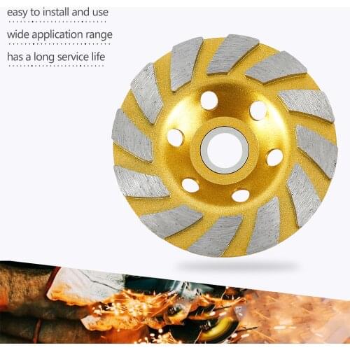 4inch Diamond Grinding Wheel Grinder Cup Concrete Stone Cut Grinding Disc Concrete Granite Stone Ceramic Cutting Disc Power Tool