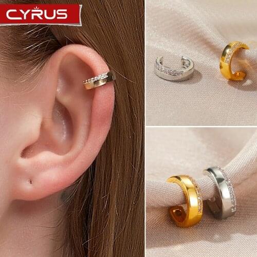 Bohemian Ear Cuff Earring C-Shape Ear Clip No Pierced Alloy Funny Earrings Women Fashion Accessories Wedding Jewelry Girl Gifts