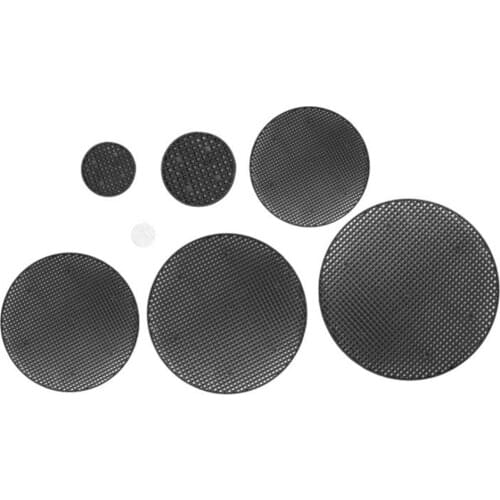 50pcs Black Plastic Flower Pot Indoor Outdoor Potted Garden Pots Hole Mesh Pad Bonsai Bottom Grid Mat Garden Supplies