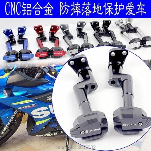 CNC Aluminum Motorcycle Falling Protection Left and Right Frame Sliders Protector For GW250 DL250 GSX250