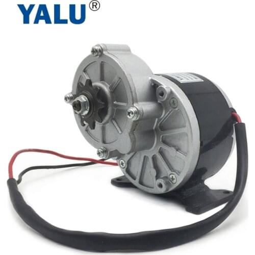 YALU MY1016Z 250W 12V Toy Car DIY Permanent Magnet DC motor Brush Geared Electric Bicycle Conversion Kit Parts Ebike DC motor