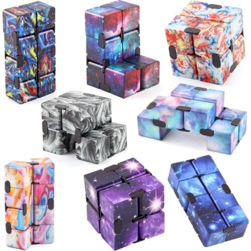 Infinity Cube Galaxy ADHD Toys For Adults Kids Anxiety And Stress Relief Cubo Infinito Juguetes Antiestrés Para Niños