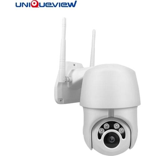 2MP 1080P Wireless Wifi IP Mini Outdoor PTZ Pan Tilt IR Network CCTV Surveillance 3.6mm TF Card Dome Security Camera