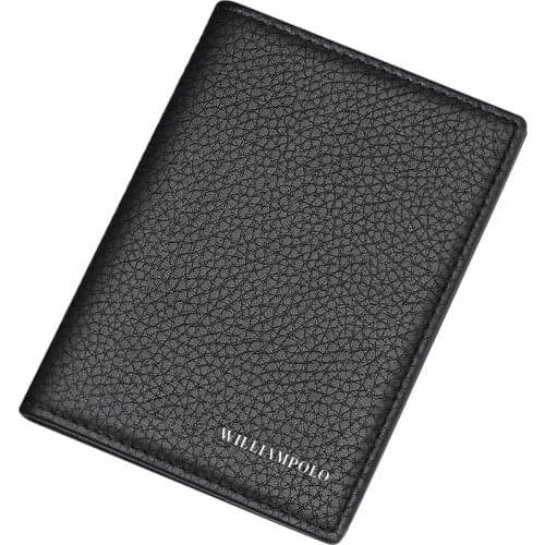 Wallet Men Leather Slim Luxury Cardholder Money Clip for Men Purse Wallet Misfits Leather Long Leather Thin Small Female Wallet