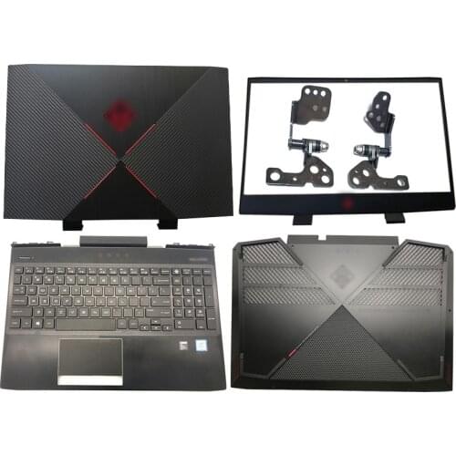 NEW Laptop For HP Omen 15-DC 15-dc1055TX L30195-001 L30194-001 LCD Back Cover/Front Bezel/Hinges/Palmrest/Bottom Case