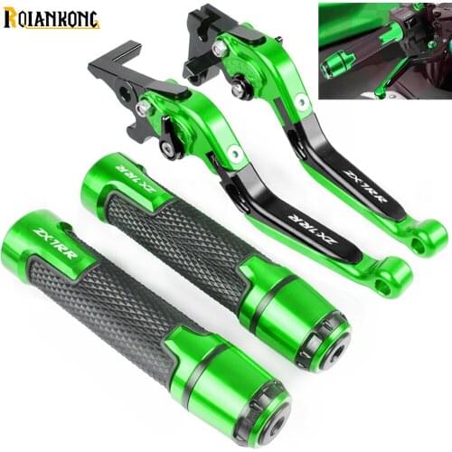 Motorcycle Brake Handle Adjustable Brake Clutch Levers Handbar End Grips For Kawasaki ZX7RR ZX-7RR 1989 1990 1991 1992 1993-2003
