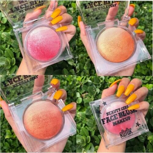 Face Blush Pigmented Cheek Blushe Powder Palette Bronzer Highlighter Cosmestic Professional Blush Palette Contour Nose Shadow