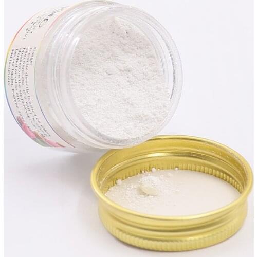 KINNO Edible Food Pigment Powder Food Coloring in Cake Decoration Pastry Food Grade Powder 10g White