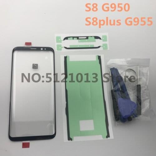 Original Replacement LCD Front Touch Screen Outer Glass Lens For Samsung Galaxy S8 G950 G950F & S8 Plus G955 G955F Repair Tools