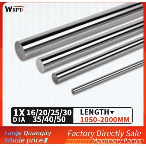 45# steel chrome-plated rod/linear optical axis/soft shaft/piston rod/diameter 16 20 25 30 40 50 length 1050-2000mm/polished rod