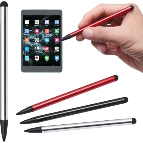 Hot Sale 1PC 2 in 1 Light Capacitive Pen Touch Screen Stylus Pencil For Tablet iPad Cell Phone Samsung PC Electronics