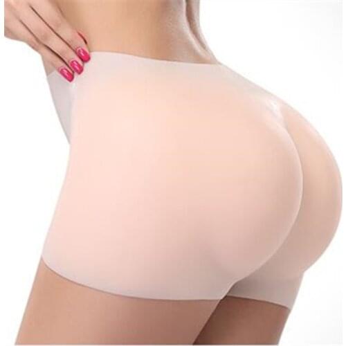 Panties Men Bionic Skin Silica Gel Pads Fake Vagina Underwear Men Crossdresser Panties Transgender Shemale Panties Breast Forms