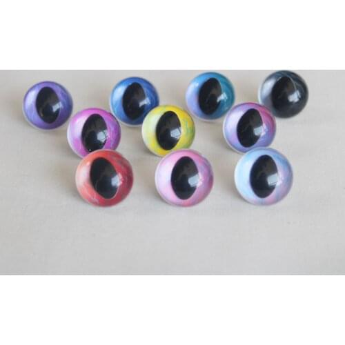 Magic cat EYES 40pcs 12mm 13 14 15 18 25mm clear crystal safety toy cat eyes +hand washer--color -size option--S10