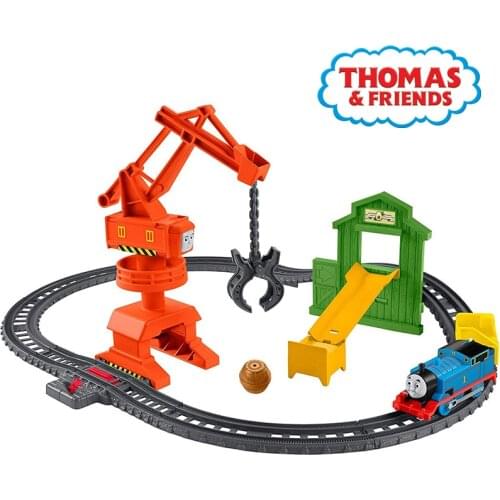Thomas & Friends Trackmaster Railway Cassia Crane & Cargo Set Trainset Train Play Diecast Car Motorized Track Playset Toys