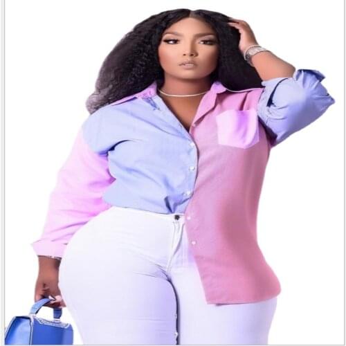 Women Shirts Blouses Autumn Spring 2021 Black Girl Lounge Wear Plus Size S-3xl Office Lady Top Femme T-Shirt Wholesale Items