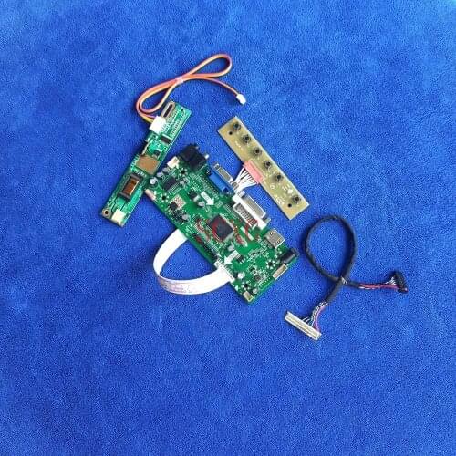 1CCFL For QD14TL01/QD14TL02/TD141THCA1 HDMI-compatible DVI VGA LCD matrix DIY Kit 1280*800 30-Pin LVDS M.NT68676 controller card