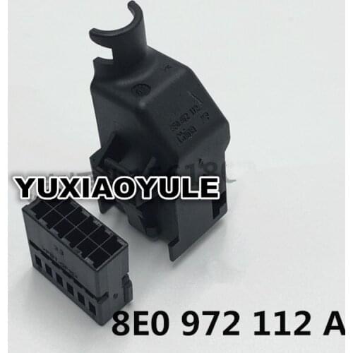 12 Pin/Way Automotive Radar Control Module Plug Connector With Terminal For Audi VW 8E0 972 112A 8E0972112A 8E0 972 112 A
