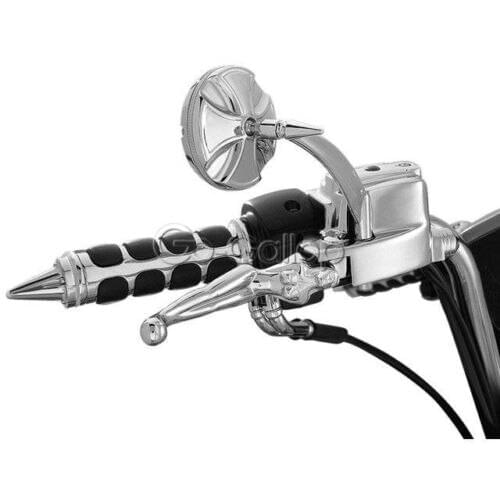 2x Universal 7/8" Handlebar Hand Grips For Honda CBR 600 1000 RR/YZF R1 R6 R6S/GSXR 600 750 Katana GSX 600/Ninja ZX EX 6R 250R