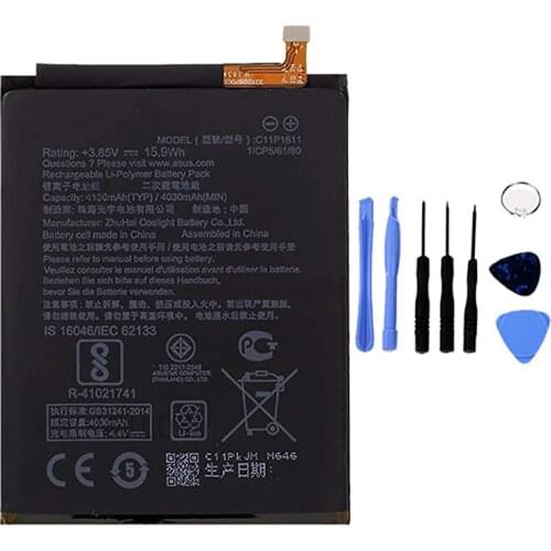 7XINbox 4130 mAh Phone Battery for Asus ZC520TL ZenFone 3 Max C11P1611 High Quality Replacement Bateria Rechargeable Batteries