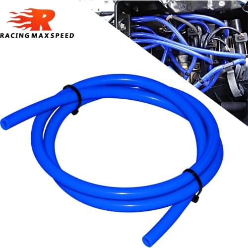 Free shipping Universal 1m Silicone Vacuum Tube Coolant Hose Silicone Tubing Intercooler Pipe ID 4mm