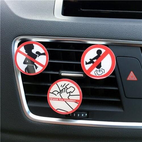 Interesting shapes in 3 styles Acrylic Car styling perfume Air conditioner decorative clamp car air freshener Car perfume