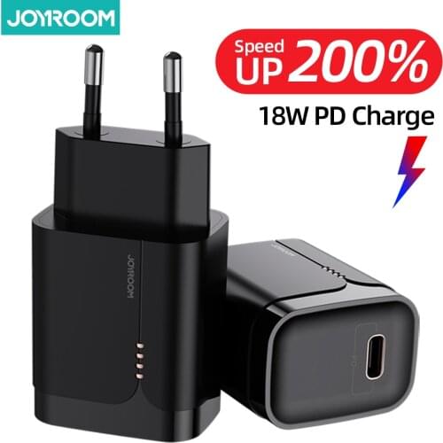 Joyroom Fast Charger USB 3.0 Charger Tablet Safe Quick Charging Plug Adapte Type C Portable Charging For iPhone Samsung Xiaomi