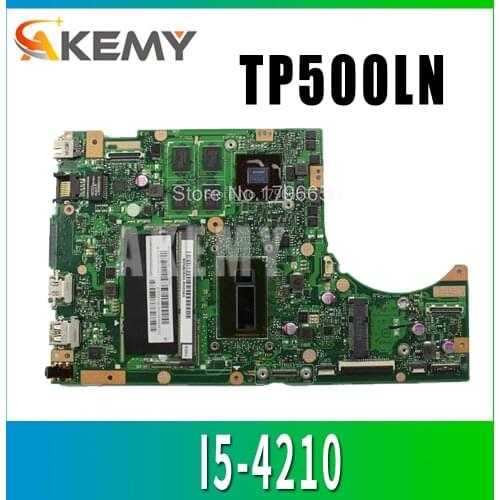 Motherboard For ASUS TP500L TP500LJ TP500LD TP500LN GT840M/2 GB Graphics card -I5-4210-4G RAM Notebook notebook motherboard