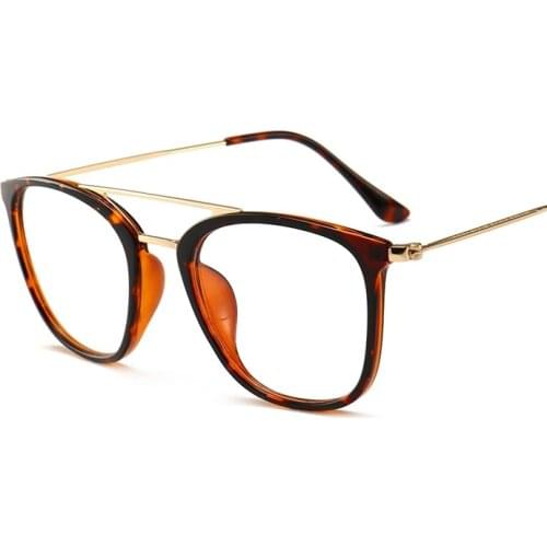 Metal Eye Glass Frames Faceshield With Glasses Frame Transparent for Optical