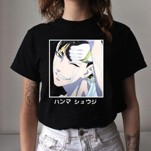Tokyo Revengers Print Fashion Summer Casual Street Style T-Shirt Sad Hanma Shuji Cool Unisex Men Women Short Sleeve