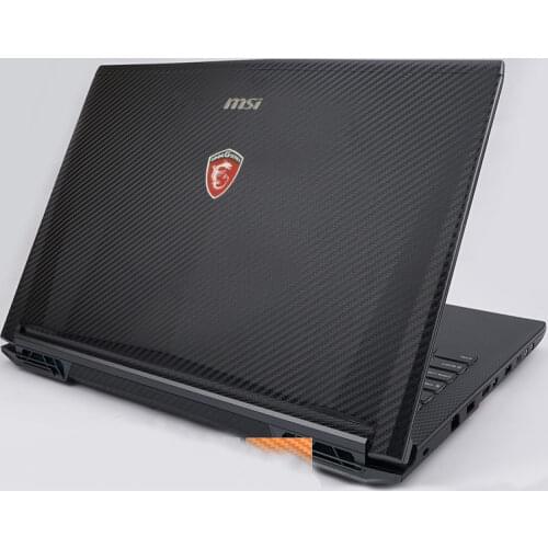 KH Laptop Protector Carbon fiber Crocodile Snake Leather Sticker Skin Cover for MSI GF63 15.6-inch