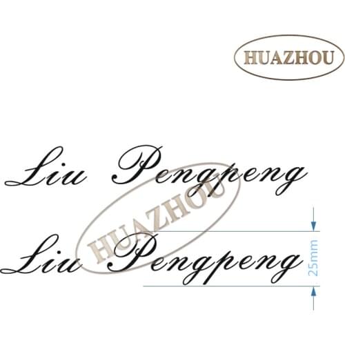 2PCS, Name Custom Design B for Bicycle Frame Cycling Balance Bike Cycle Decals Free shipping