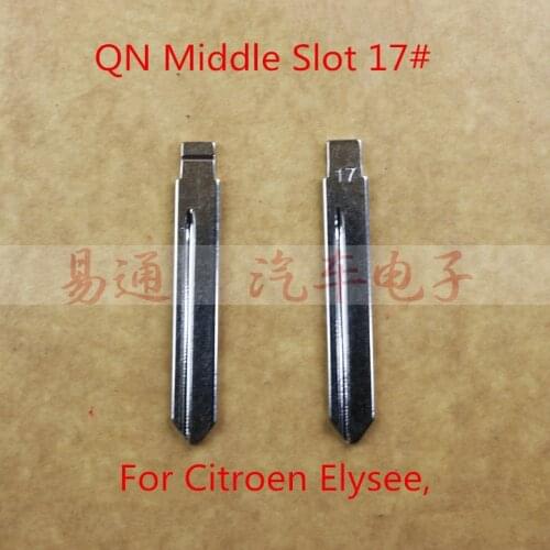 Middle Slot NO. 17 Key Blade Citroen Elysee Flip Key Blade
