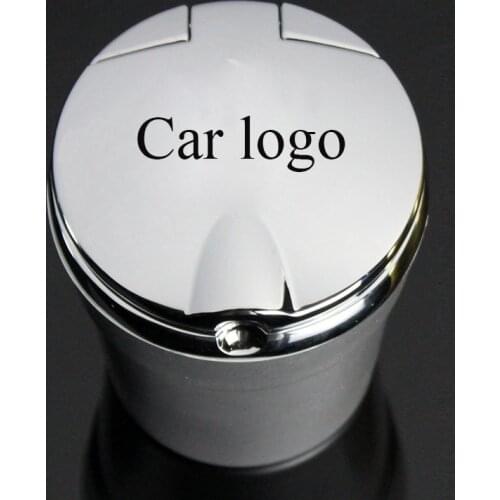 Car Logo Ashtray With Led Lights Smoke Holder For OPEL Insignia Astra Crosa Vectra Omega Zafira A J H D G C Car Accessories