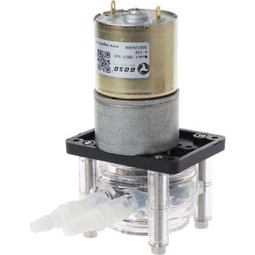 DC 12/24V Peristaltic Pump Large Flow Dosing Pump Vacuum Aquarium Lab Analytical