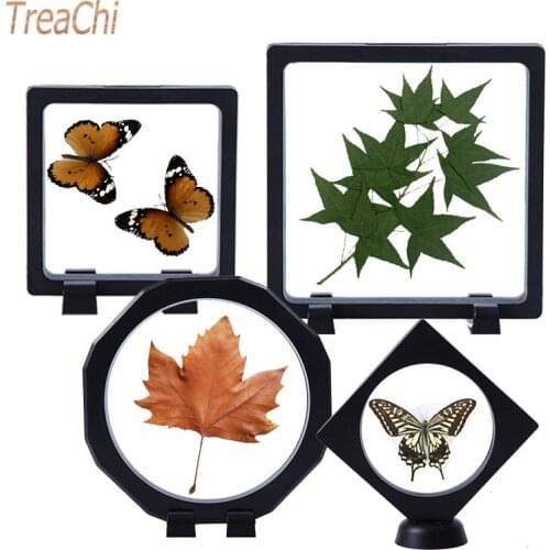 Flower Leaf Specimen Box Transparent Suspended Display Stand Acrylic Diamond Case Jewelry Display Holder