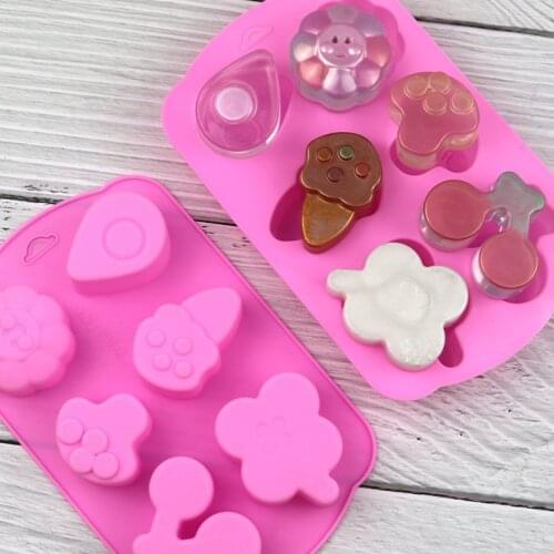 Silicone Cake Mold Small Cute Chocolate Mold Silicone Baking Mold For Chocolate Dessert Mould DIY Decorating Cake Molds