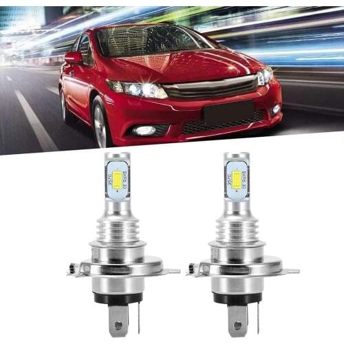 2pcs Super Bright 80W Led Car Fog Lamps H1 H3 H4 H7 H8 H10 9006 6000K Led Moto Motorbike Daytime Running Light Car Lights