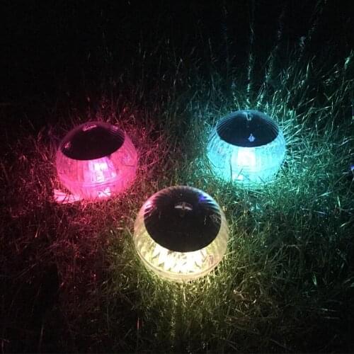 Solar Underwater Swimming Pool Led Light Decoration Lamp Colorful Garden Decoration Lights Magic Ball Light Outdoor Waterproof