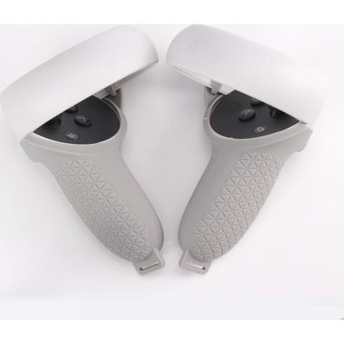 1Pair VR Accessories For Oculus Quest 2 Silicone Controller Cover Protective Sleeve Skin Handle Grips Covers For Oculus Quest 2